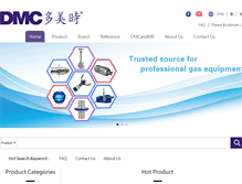 Tablet Screenshot of dmc-gas.com